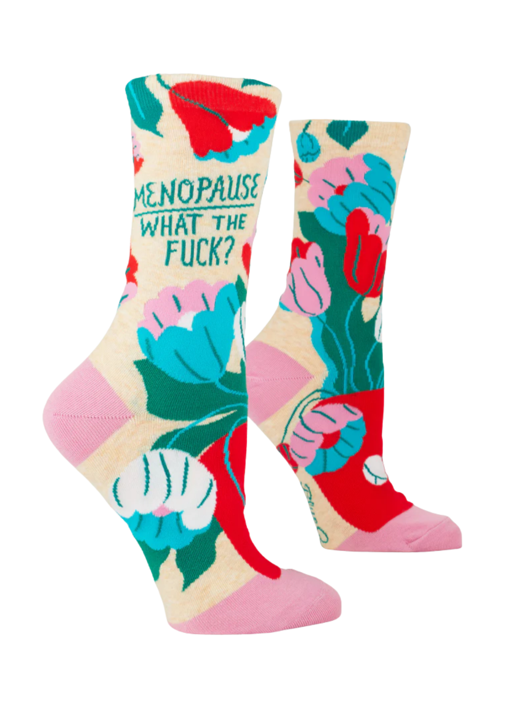 Blue Q Menopause. What The Fuck? Women's Socks