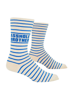 Blue Q Asshole Brother Men's Socks