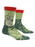Blue Q Ain't No Bad Joke Like A Dad Joke Men's Socks