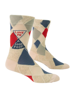 Blue Q Love Me A Good Poop Men's Socks