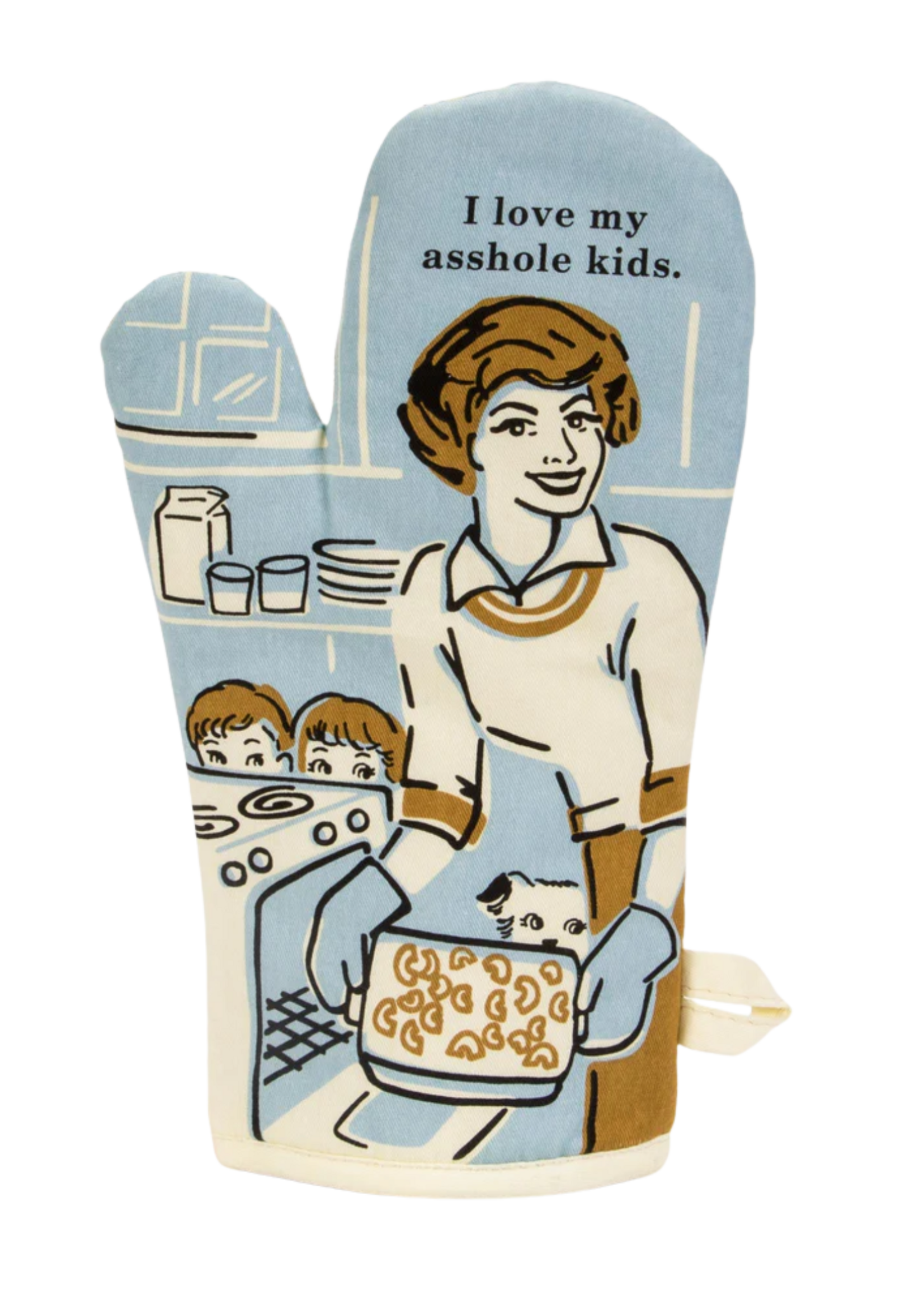 Blue Q I Love My Asshole Kids Oven Mitt