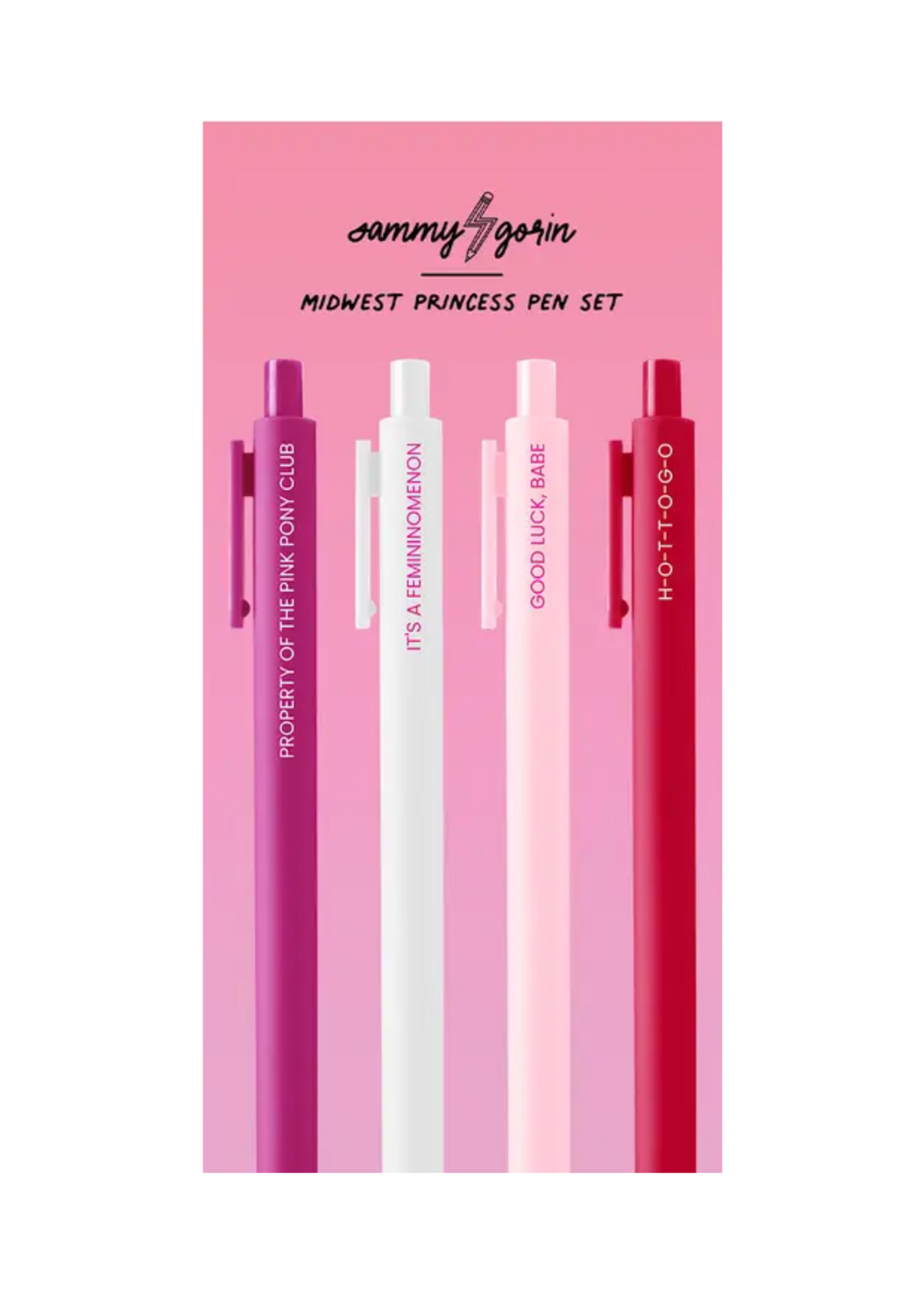Sammy Gorin Midwest Princess Pen Set