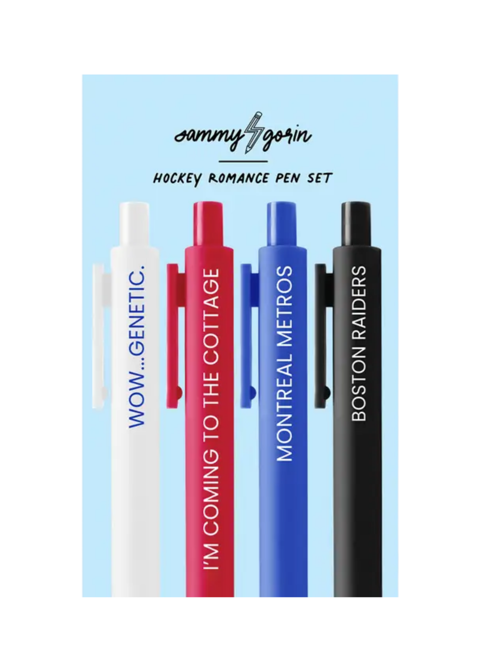 Sammy Gorin Heated Rivalry Pen Set