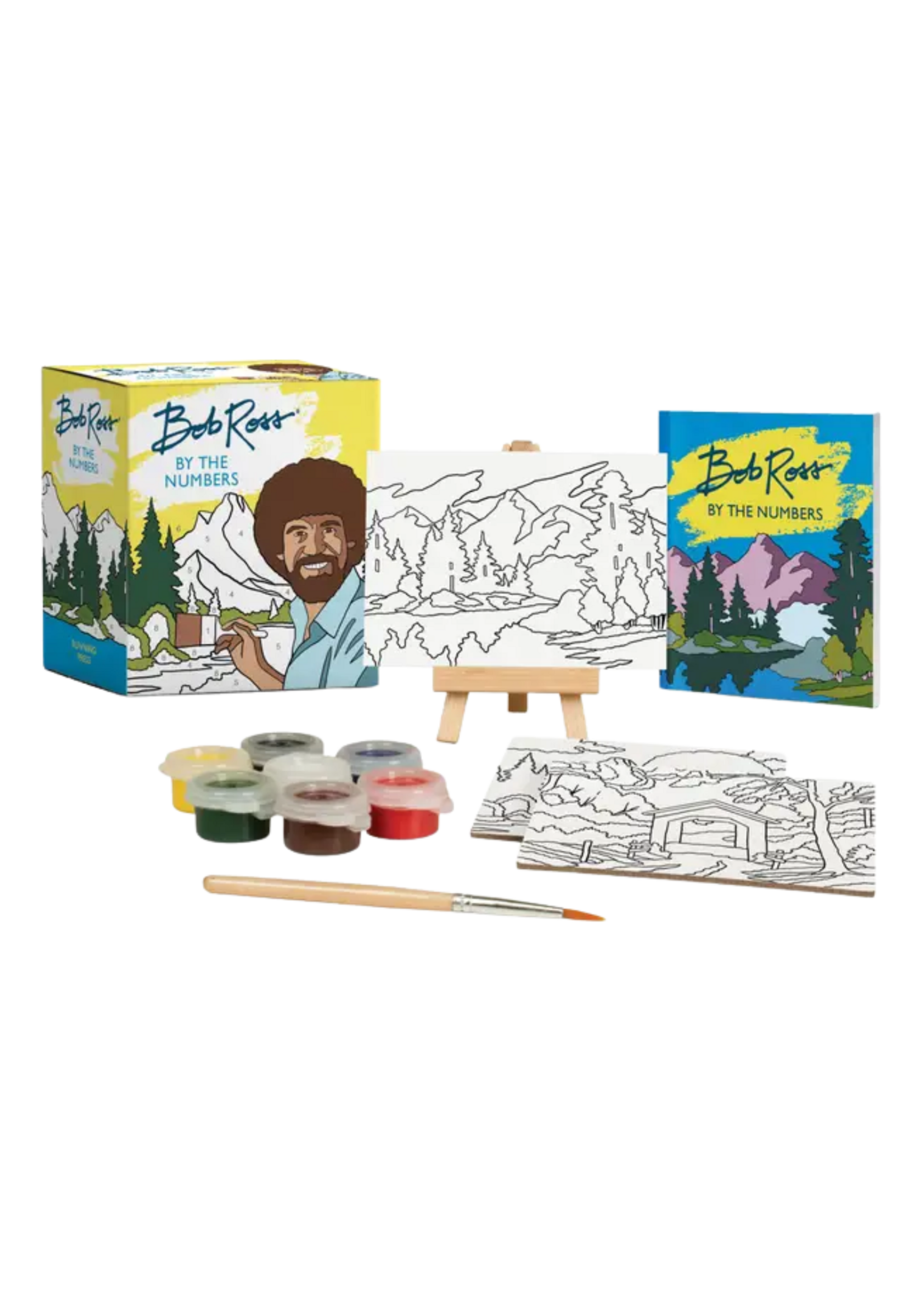 Hachette Book Group Bob Ross Mini Paint By Numbers