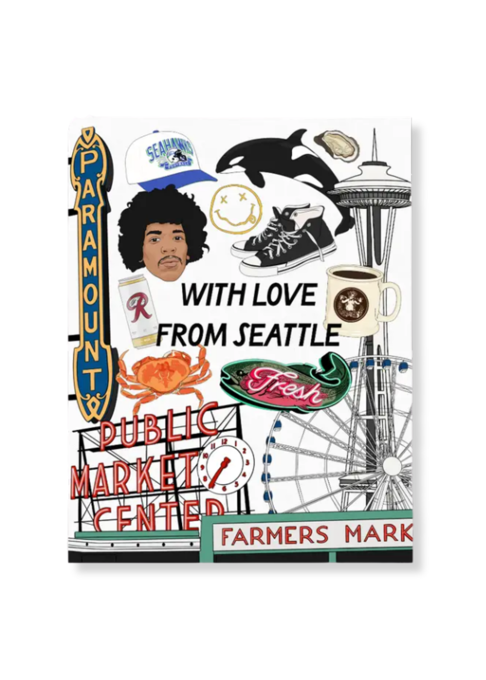 Sammy Gorin Seattle Card - With Love from Seattle