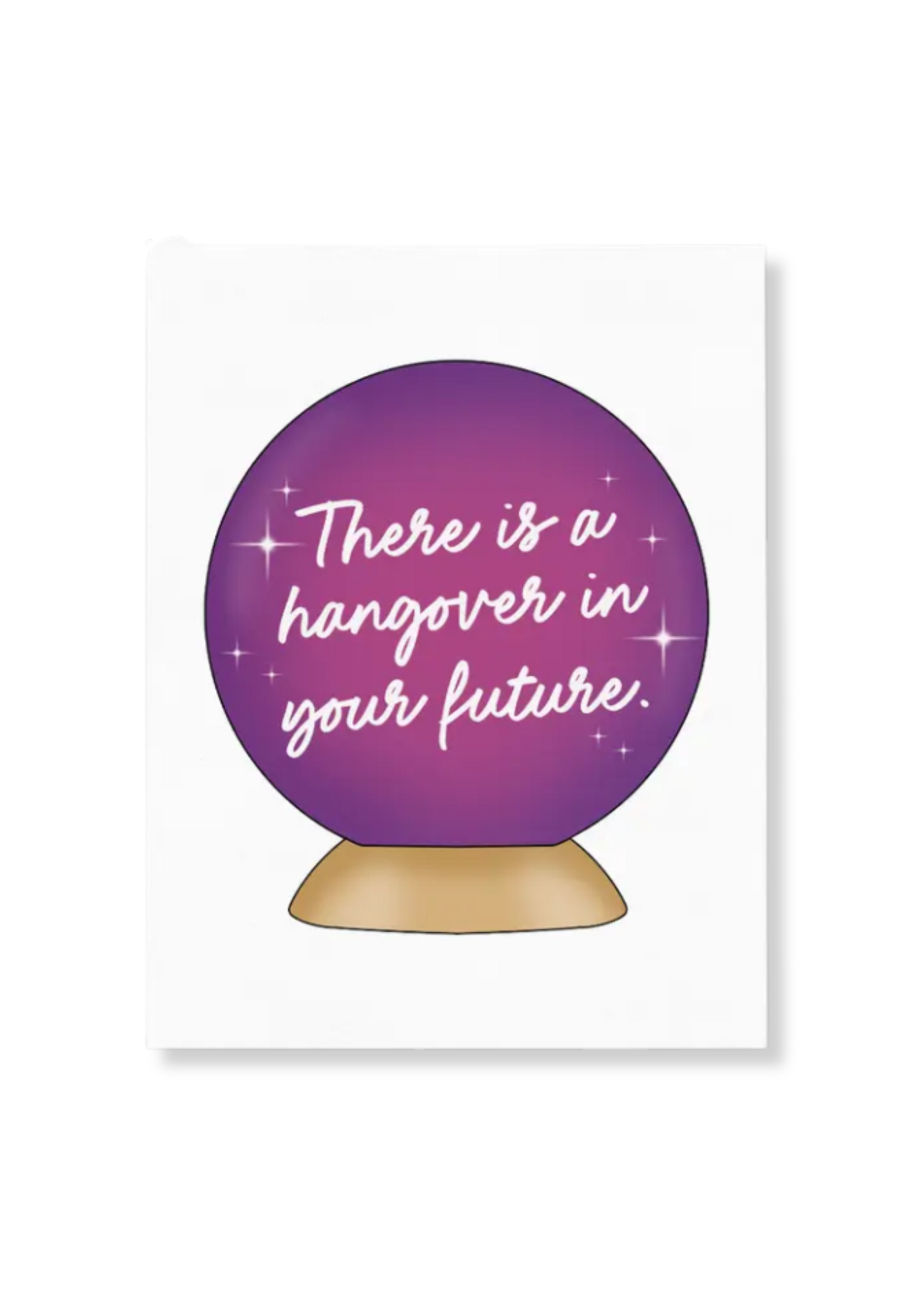 Sammy Gorin Congratulations Card - Crystal Ball Hangover