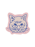 La Familia Green Cat Readers Sticker