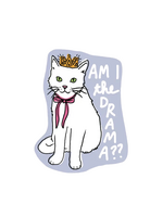 La Familia Green Drama Cat Sticker