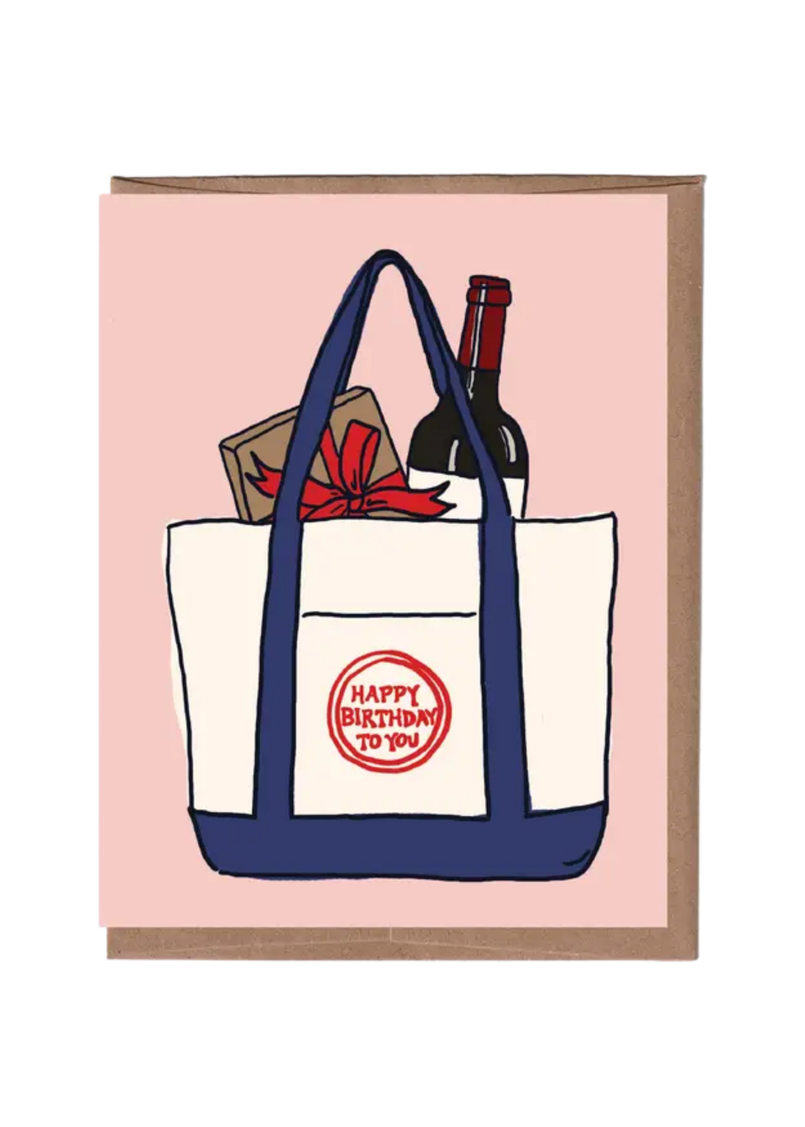 La Familia Green Birthday Card - Trader Joe's Tote