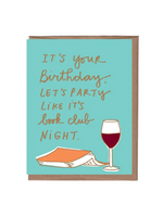 La Familia Green Scratch and Sniff Birthday Card - Book Club Night