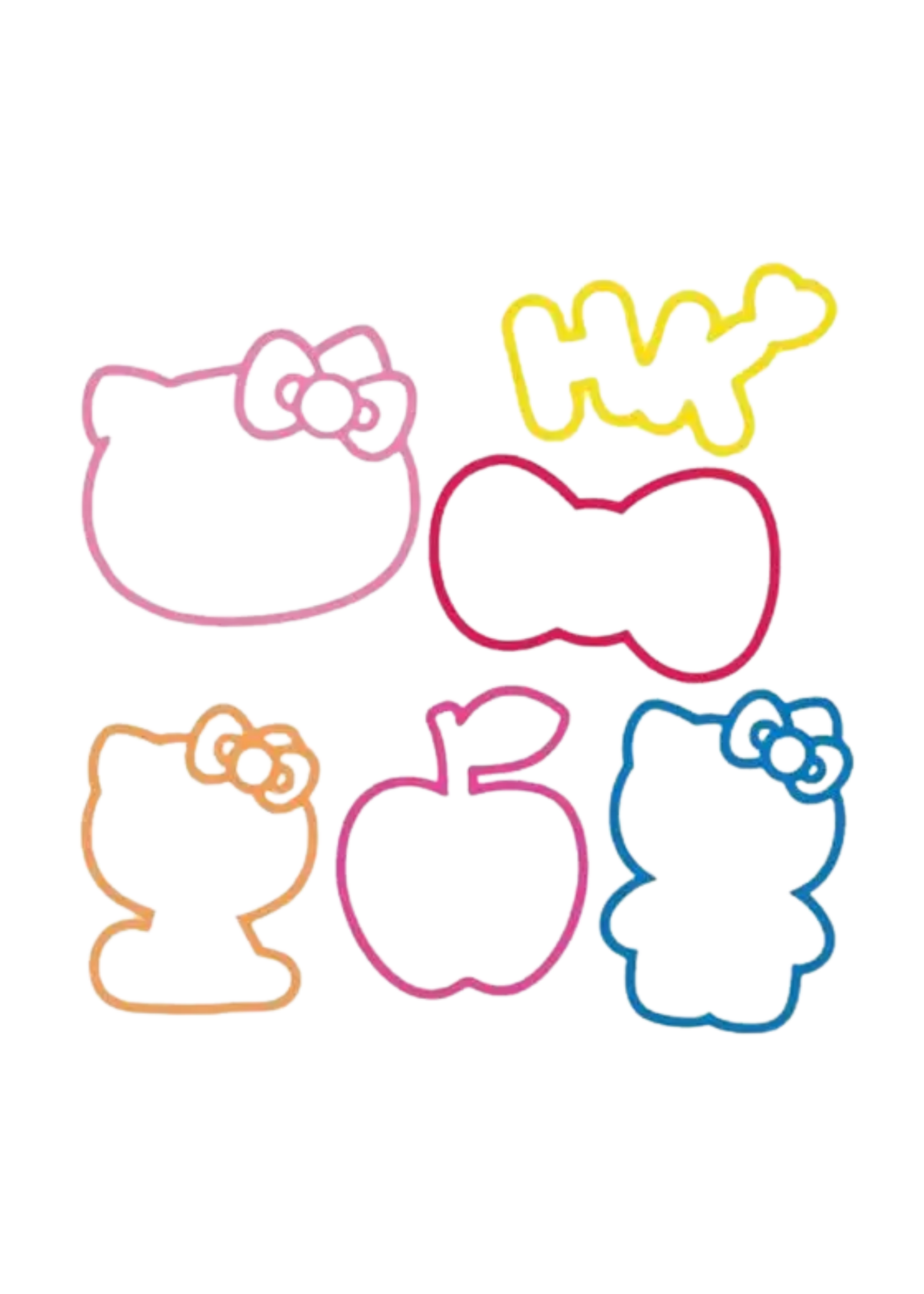 Sillybandz Hello Kitty Silly Bandz