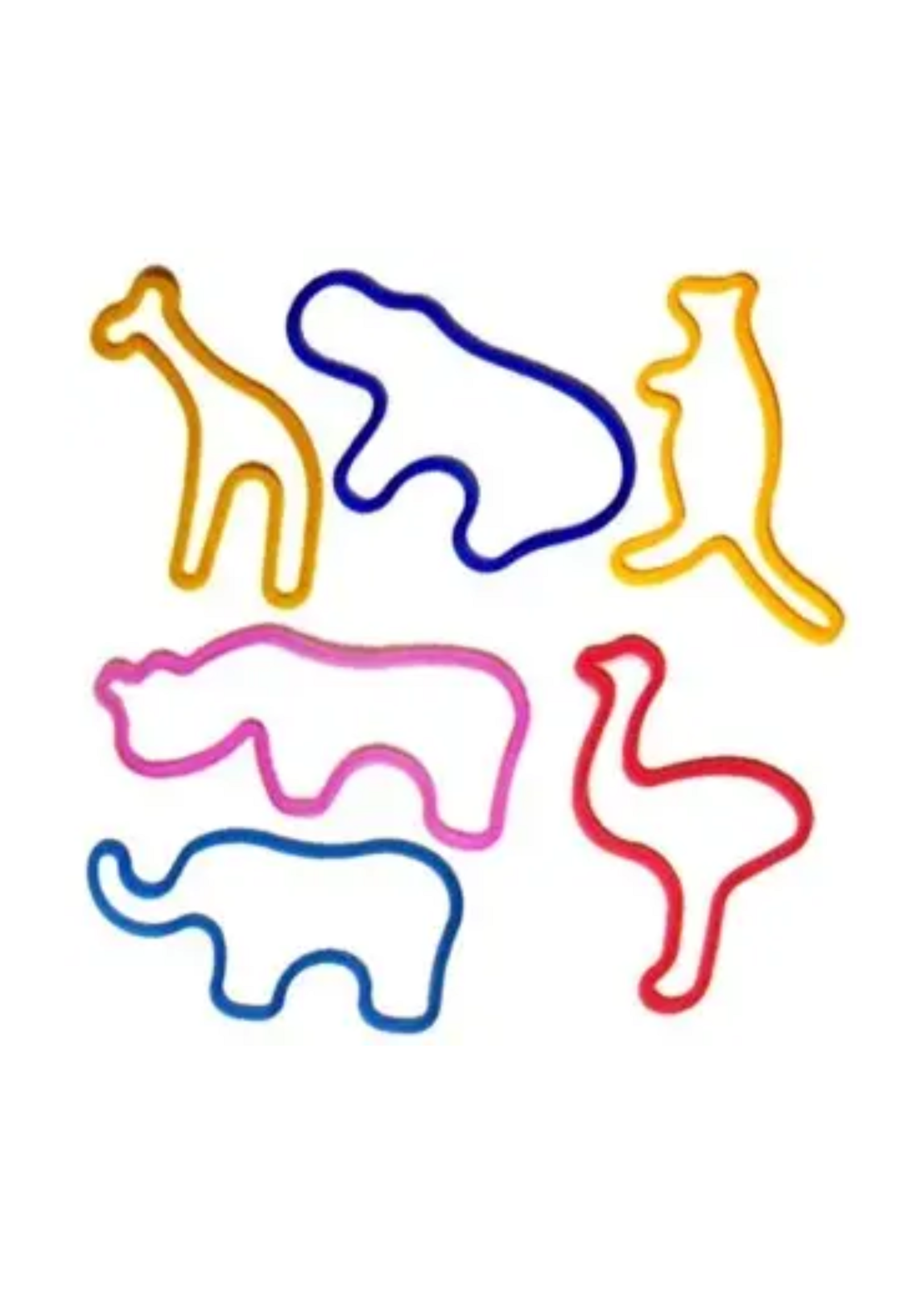Sillybandz Zoo Animals Silly Bandz