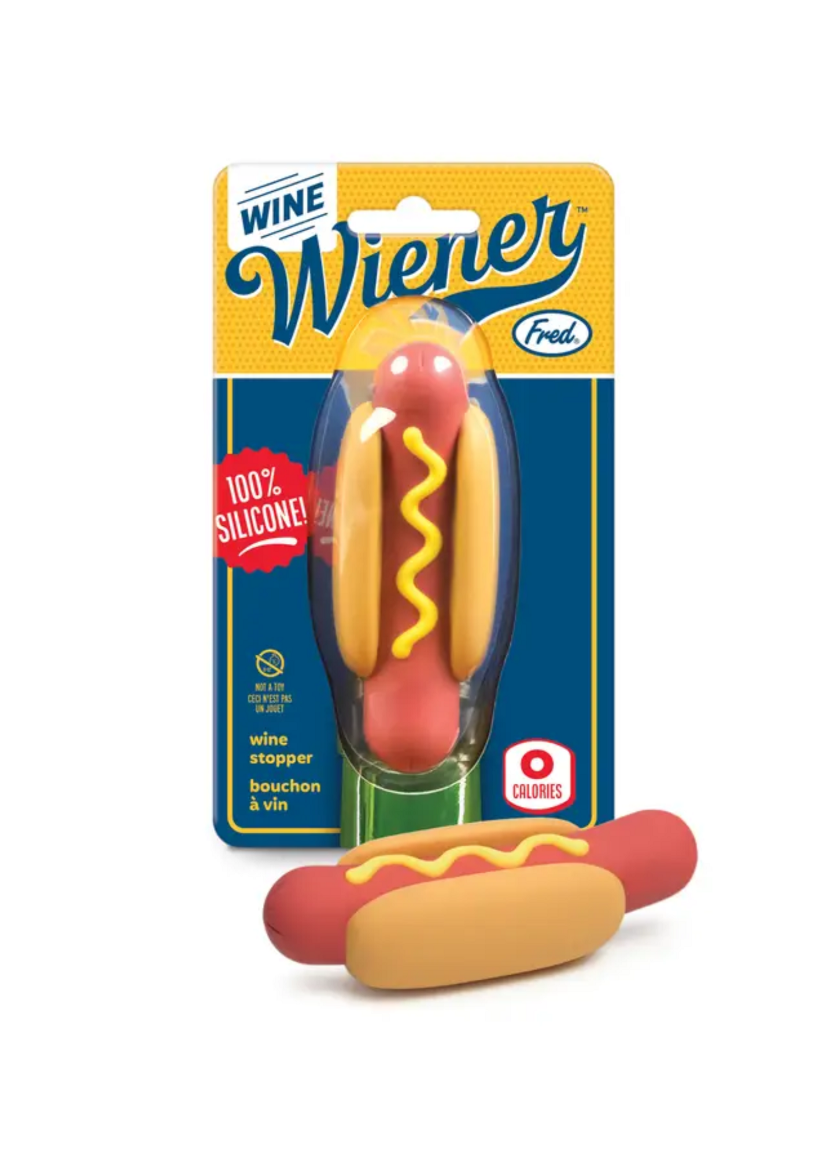 Fred Hot Dog Bottle Stopper