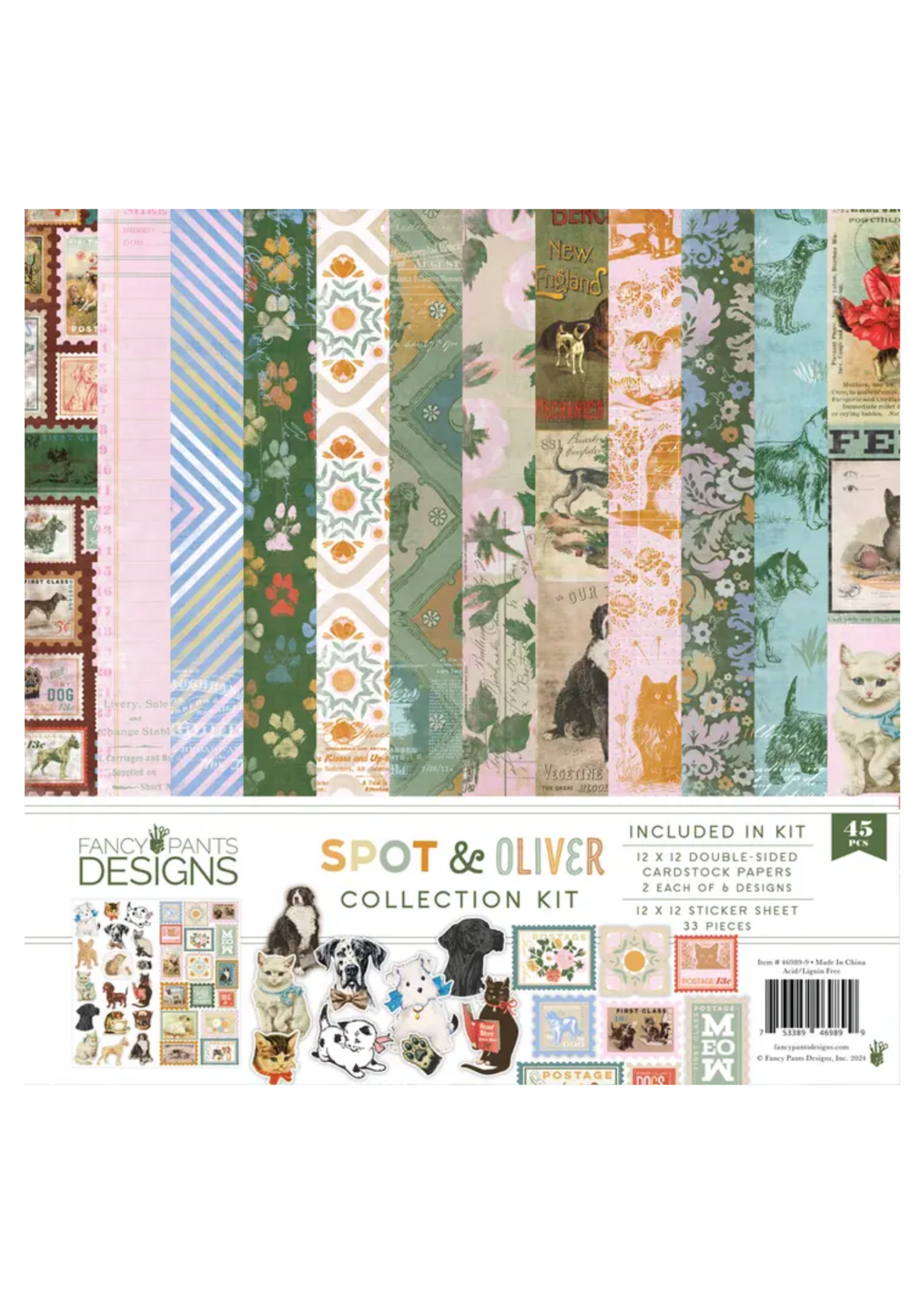 Fancy Pants Designs Spot and Oliver Scrapbook Kit