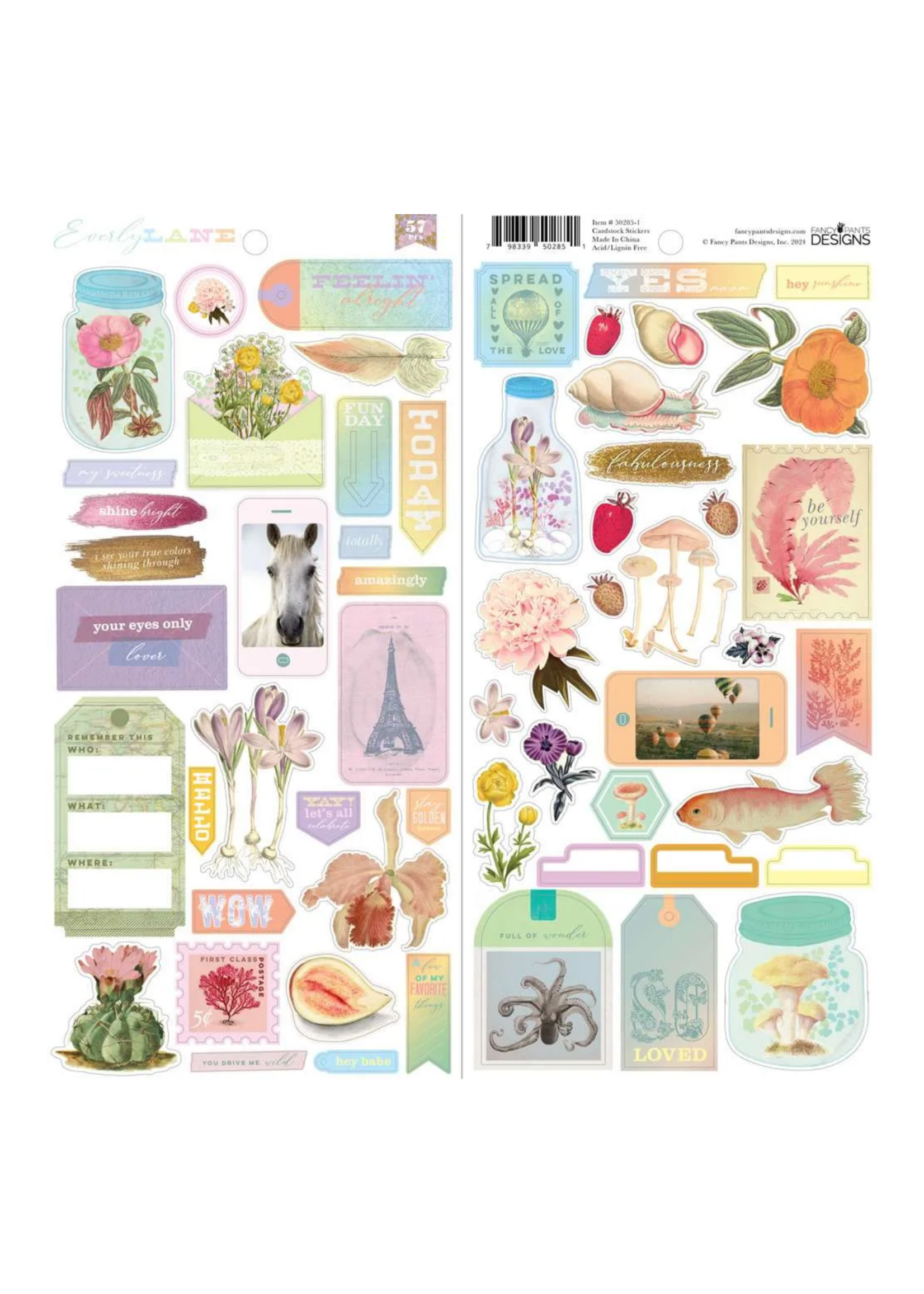 Fancy Pants Designs Everly Lane Scrapbook Kit