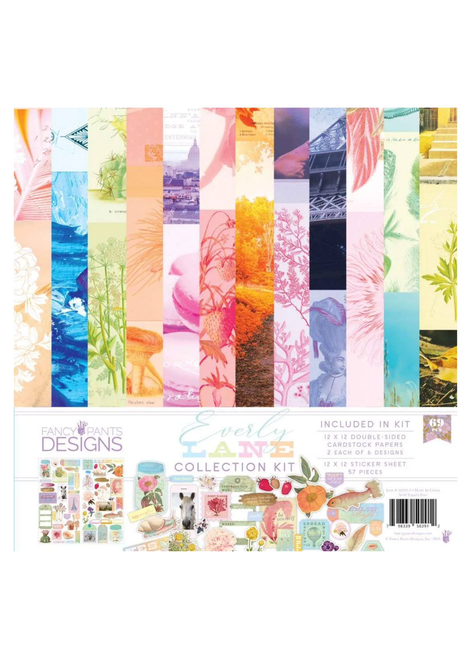 Fancy Pants Designs Everly Lane Scrapbook Kit