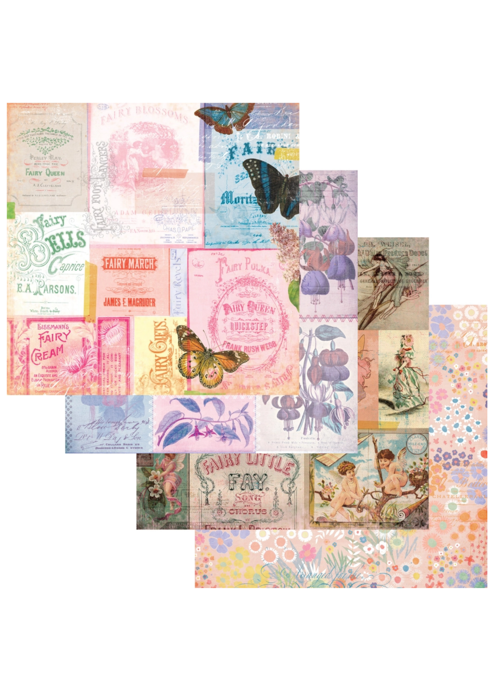 Fancy Pants Designs Fairy Garden Scrapbook Kit