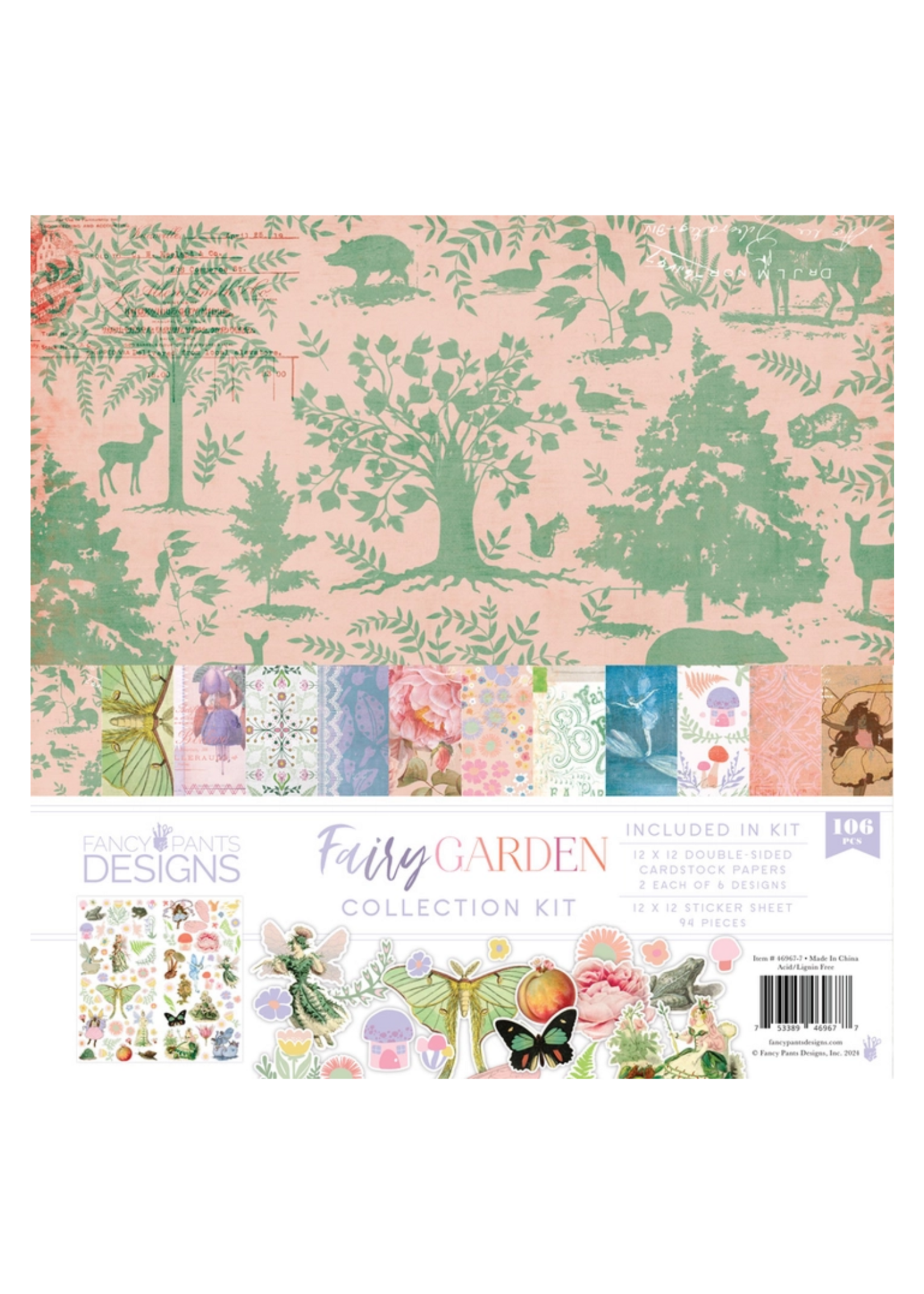 Fancy Pants Designs Fairy Garden Scrapbook Kit
