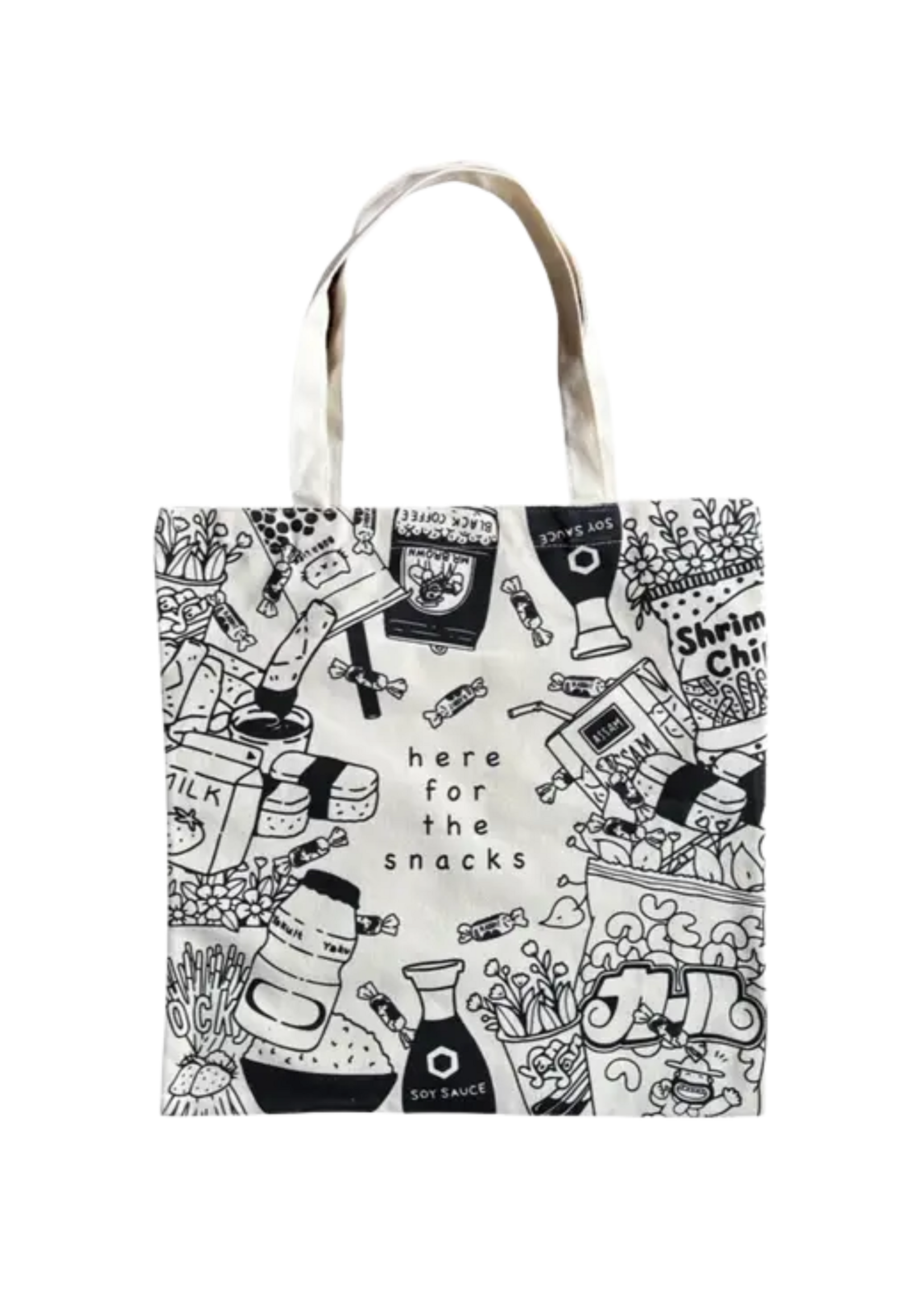 Art By Ciara Here for the Snacks Tote