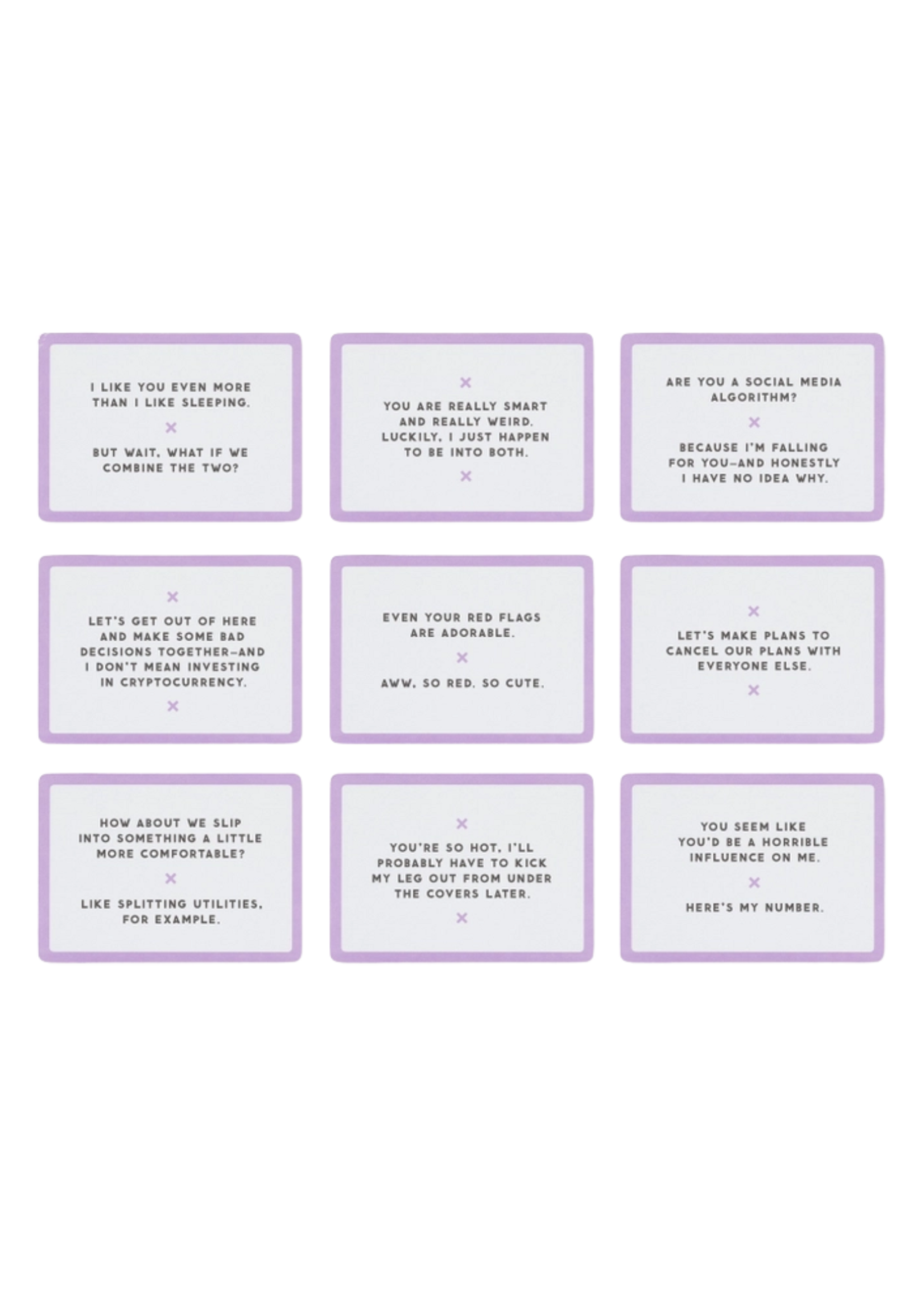 Chronicle Books Emergency Pick-Up Lines Card Set