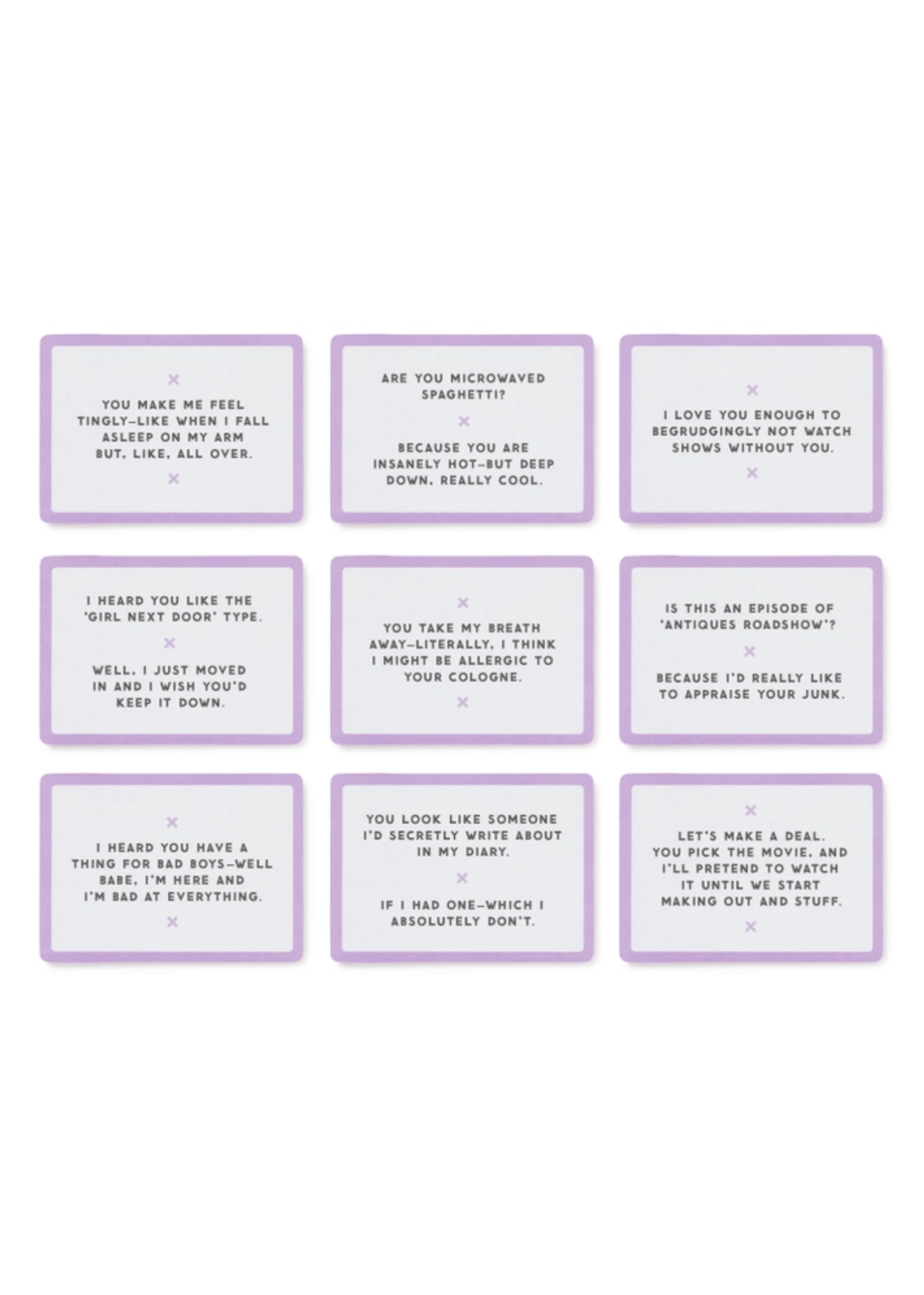 Chronicle Books Emergency Pick-Up Lines Card Set