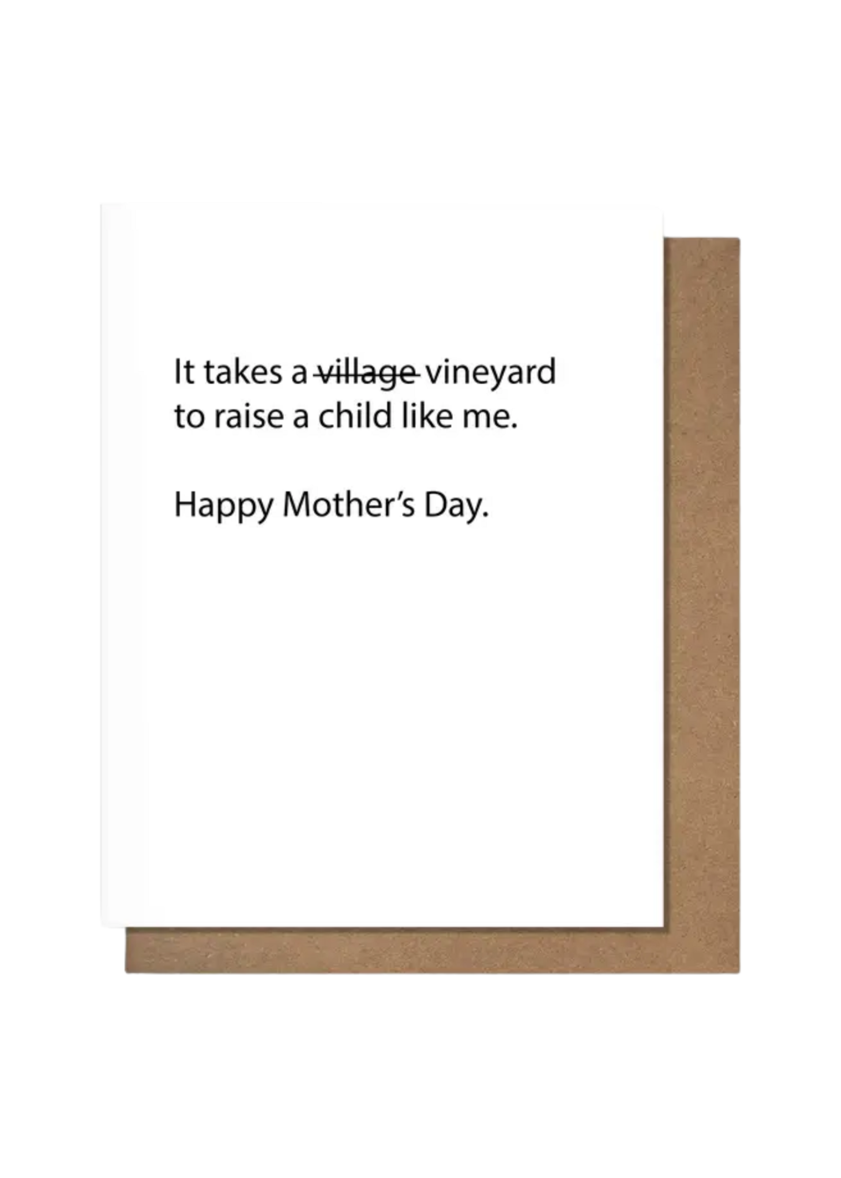 Pretty Alright Goods Mother's Day Card - It Takes A Vineyard