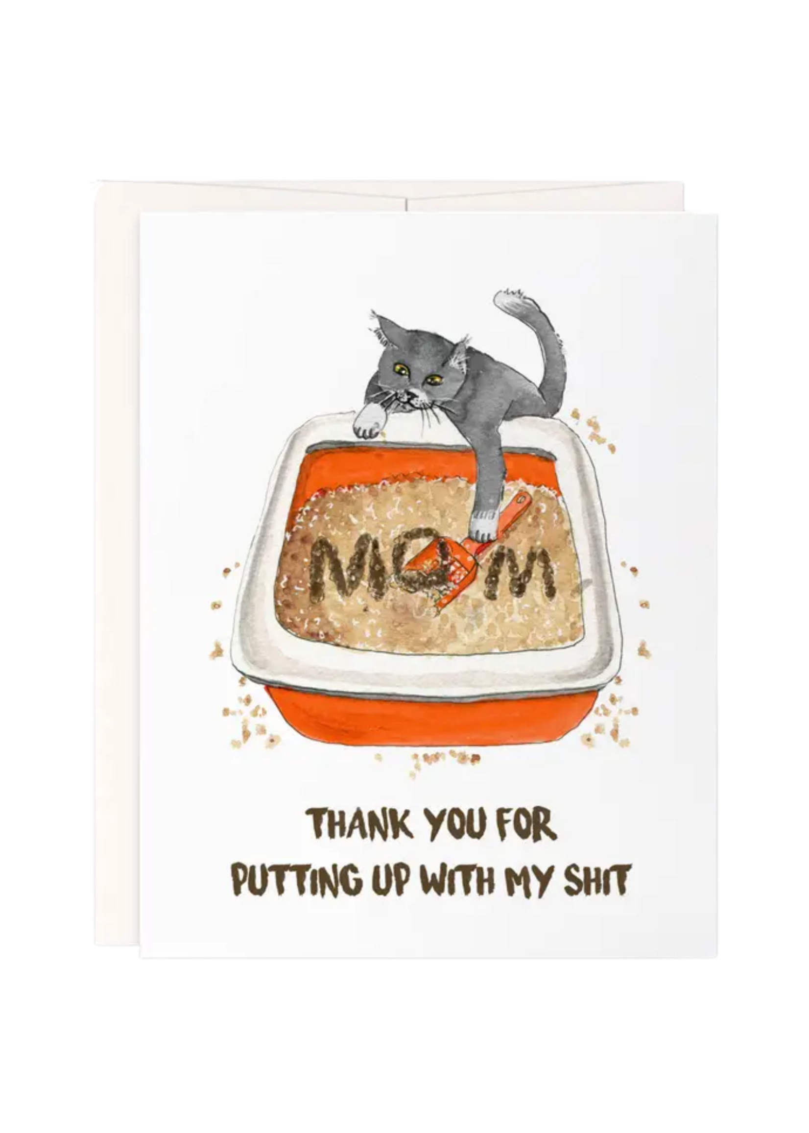 Liyana Studio Mother's Day Card - Thanks For Putting Up With My  Shit