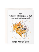 Liyana Studio Mother's Day Card - Raise Your Grand Kitty