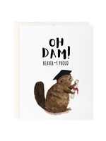 Liyana Studio Graduation Card - Beaver Oh Dam!