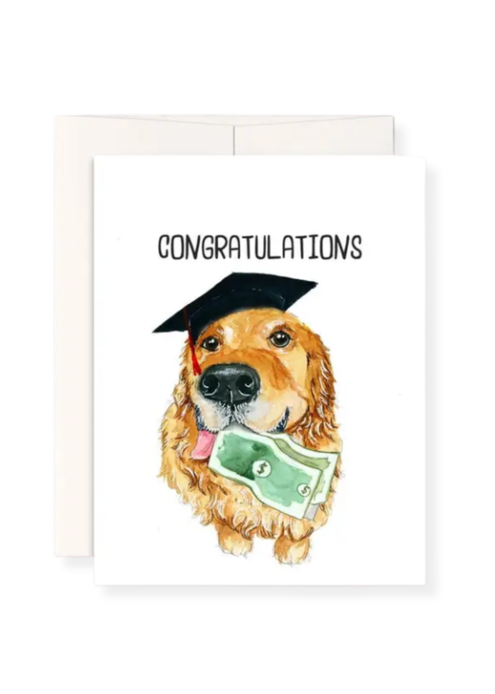 Liyana Studio Graduation Card - Dog Cash