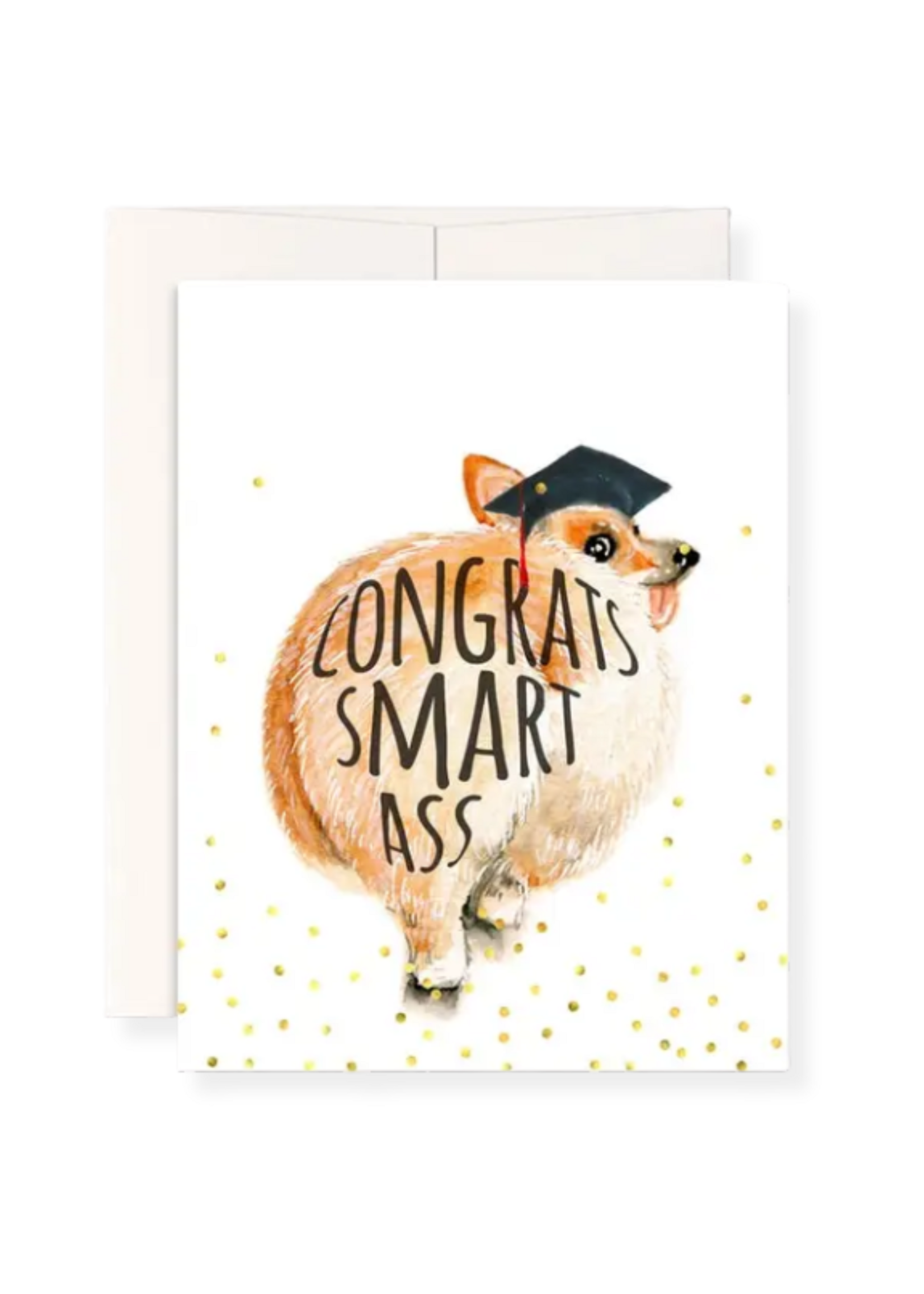 Liyana Studio Graduation Card - Smart Ass Corgi