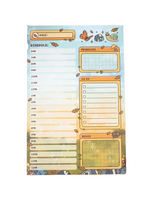 Unicorn Eclipse Forest Hourly Schedule Planner Pad