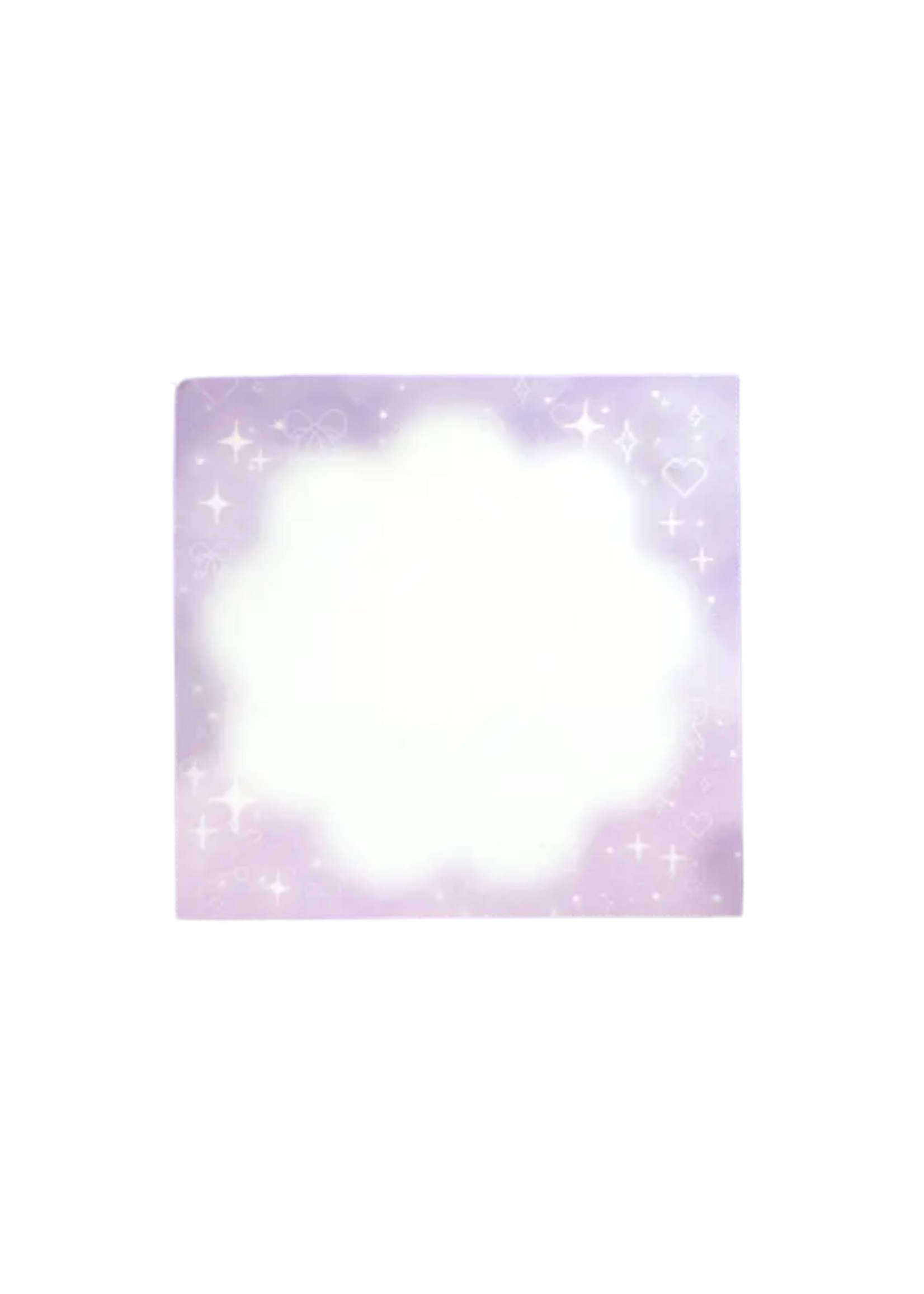 Unicorn Eclipse Flower Silhouette Sticky Notes