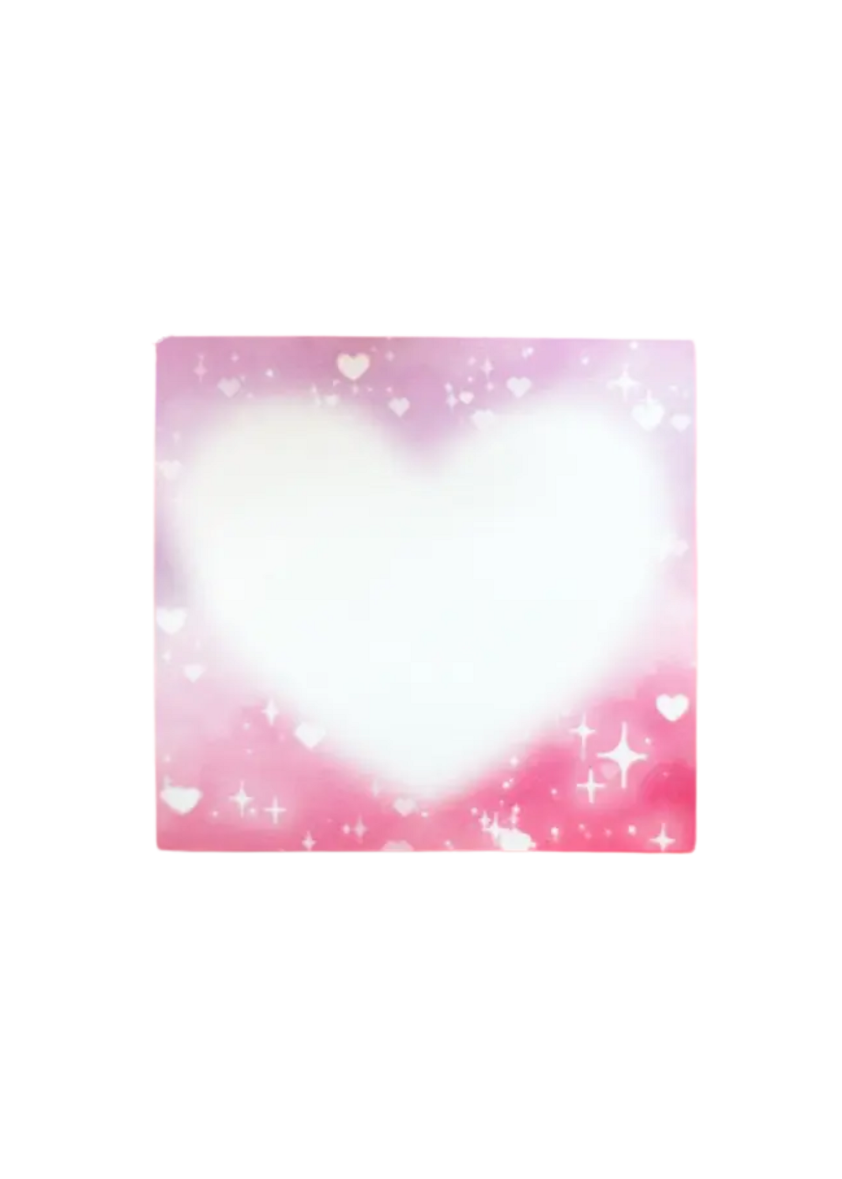 Unicorn Eclipse Heart Silhouette Sticky Notes
