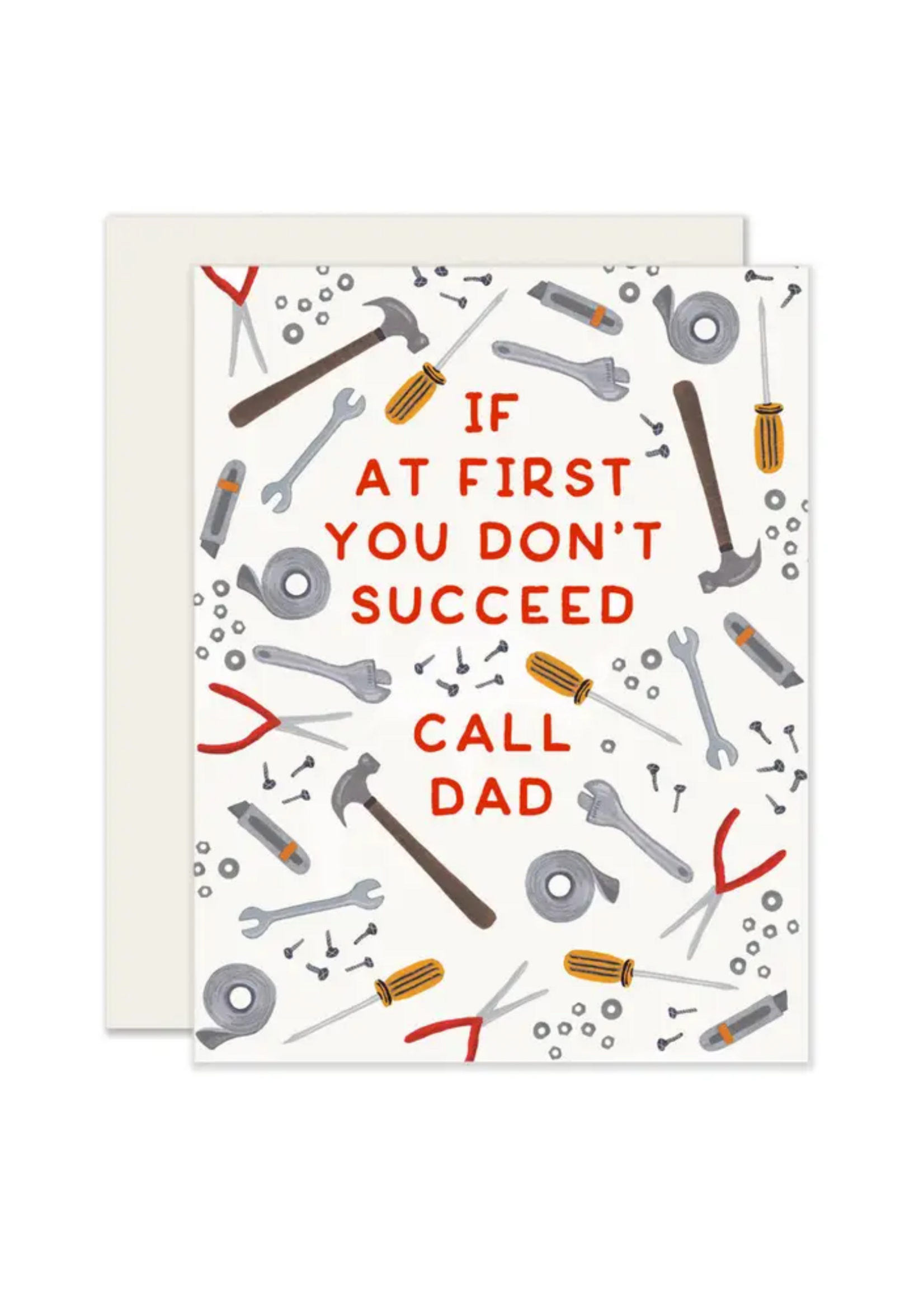 Slightly Stationery Father's Day Card - Call Dad