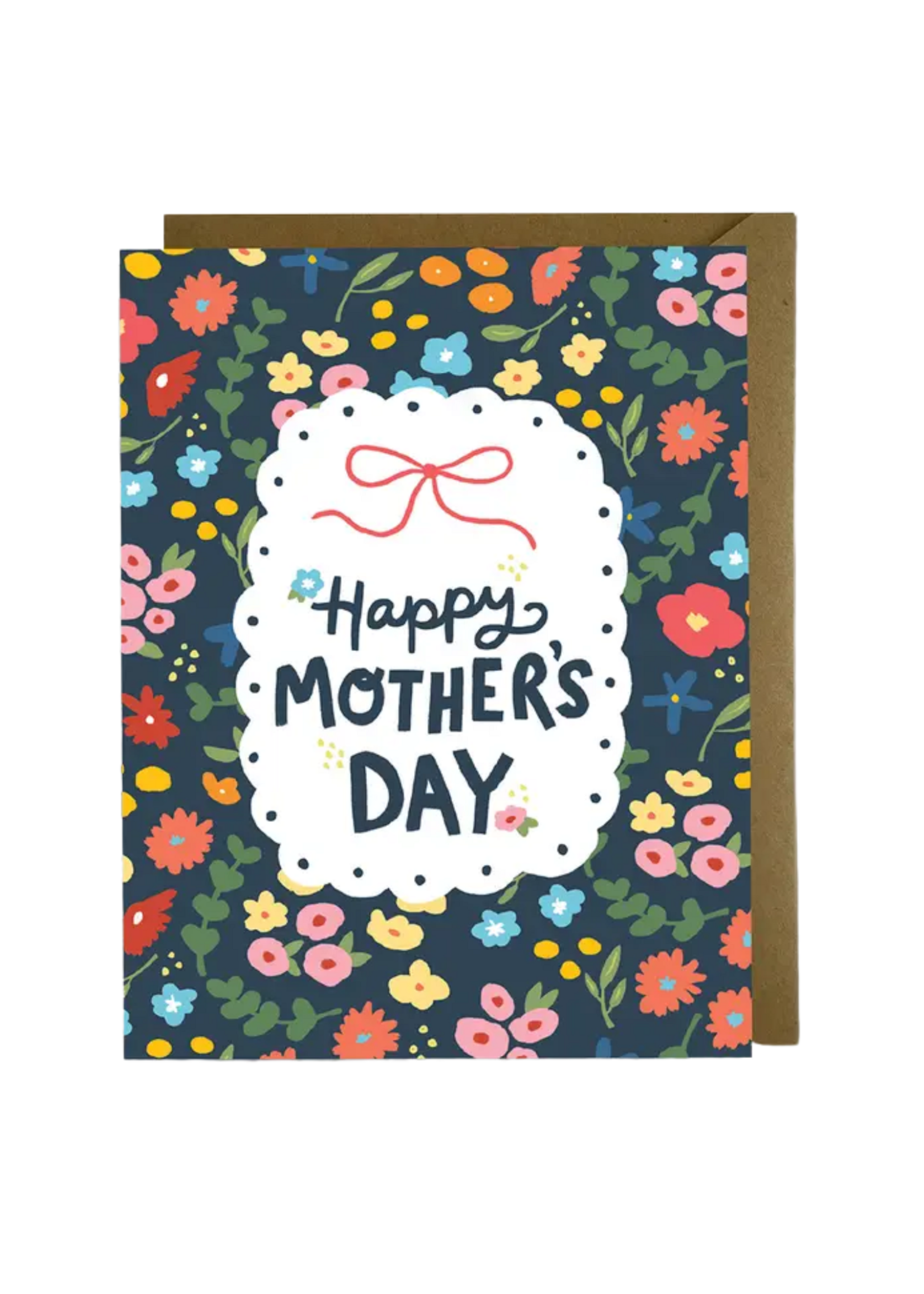 Kat French Design Mother's Day Card - Navy Floral & Lace