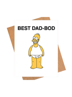 Pop Hot Cards Father's Day Card - Homer Simpson Dad Bod