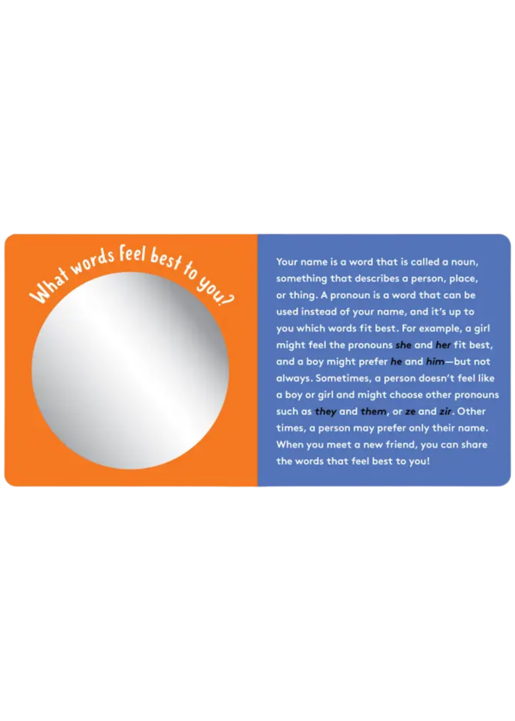 Chronicle Books They, He, She: Words For You and Me Board Book
