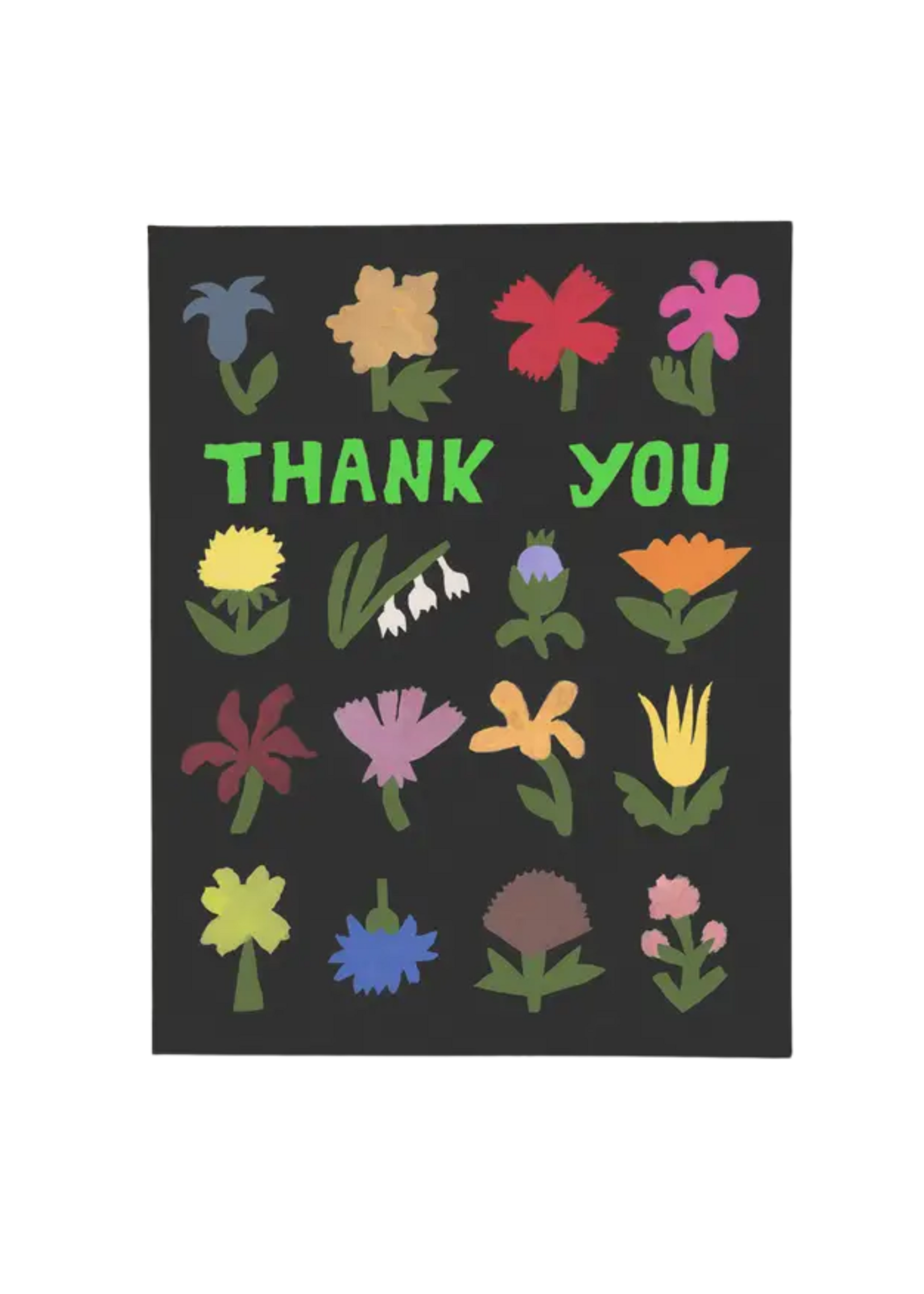 Red Cap Cards Thank You Card - Little Flowers