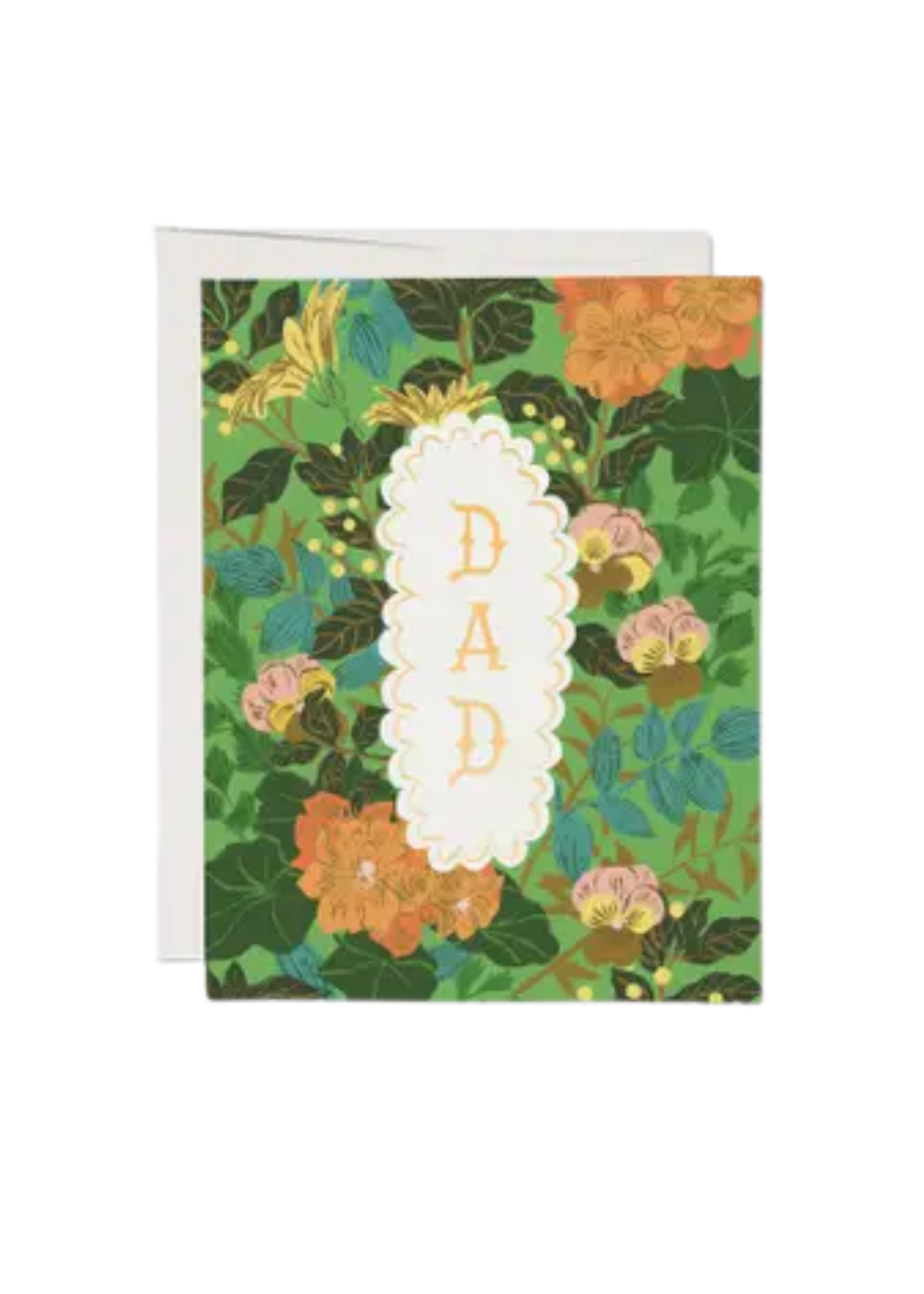 Red Cap Cards Father's Day Card - Verdant Tribute Flowers