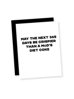 That's So Andrew Birthday Card - Cripsier Than A McD's Diet Coke