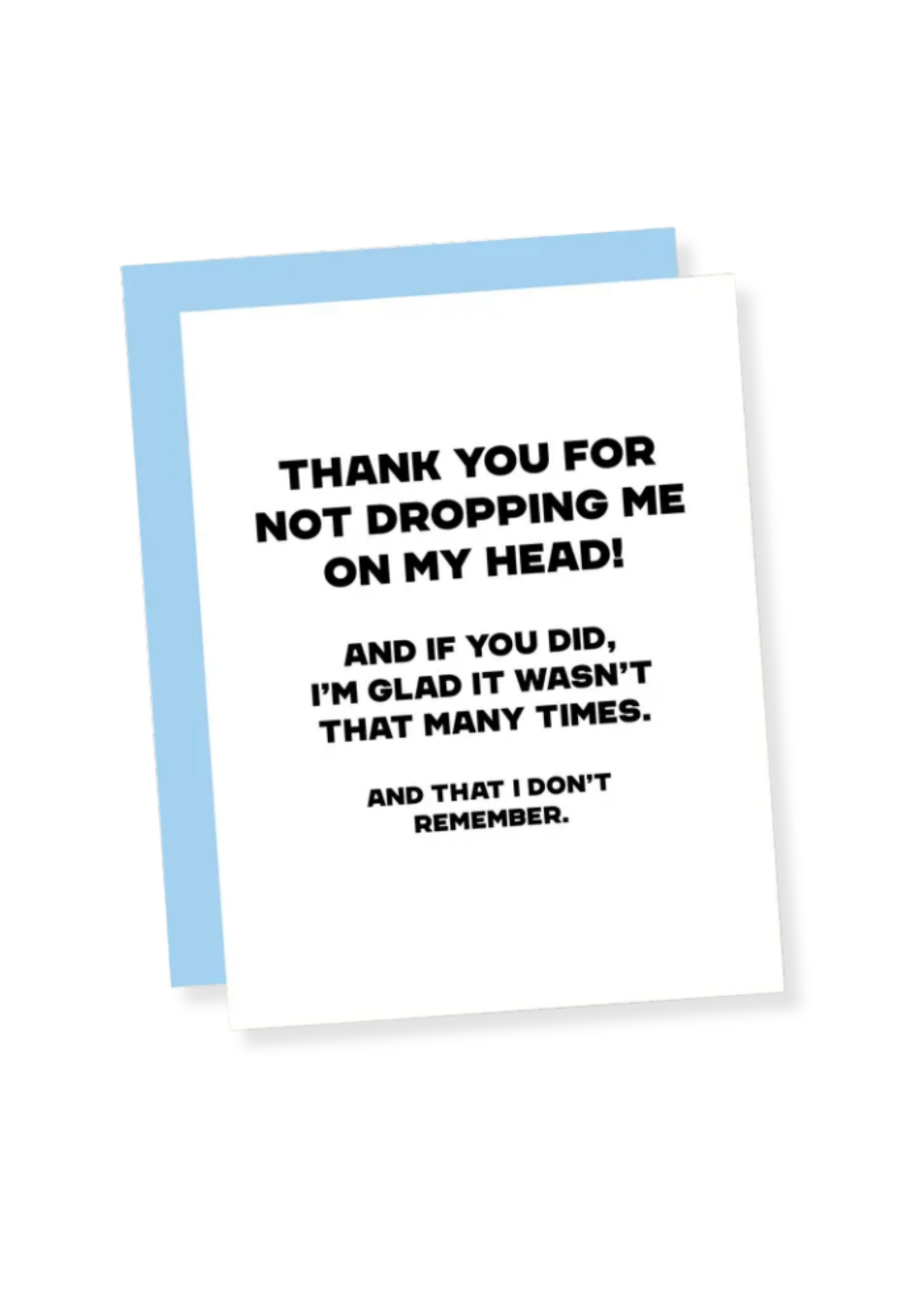 That's So Andrew Parent Card - Thanks For Not Dropping Me