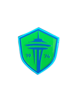 Hype Pins Seattle Sounders Glow In The Dark Enamel Pin