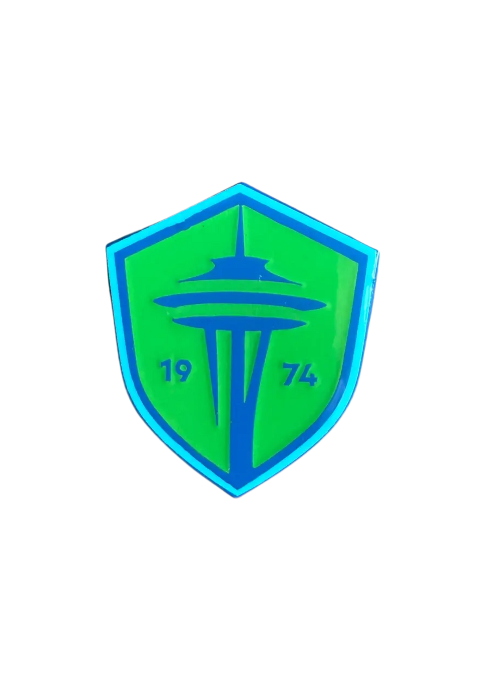 Hype Pins Seattle Sounders Glow In The Dark Enamel Pin