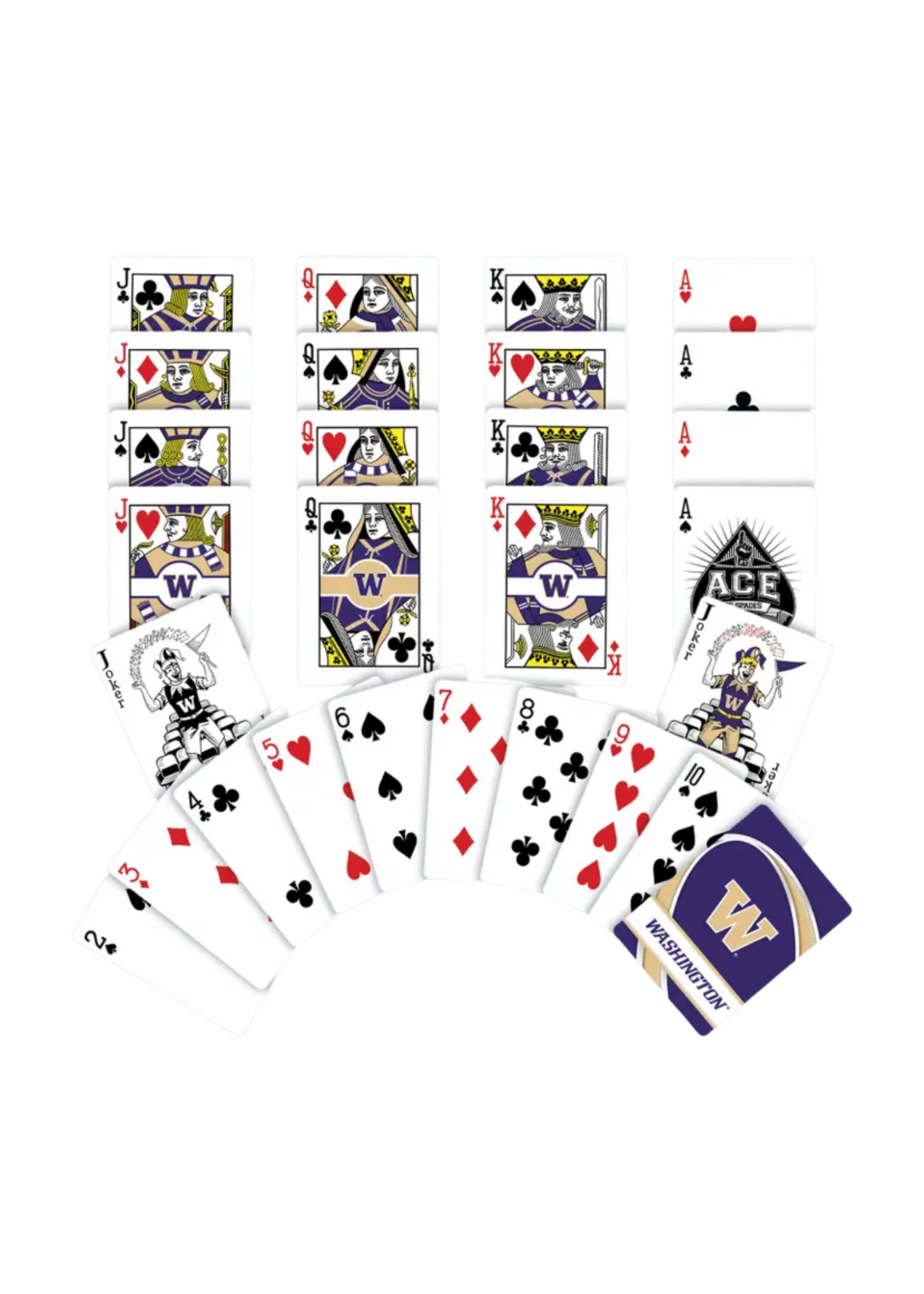 Masterpieces Puzzles Washington Huskies Playing Cards