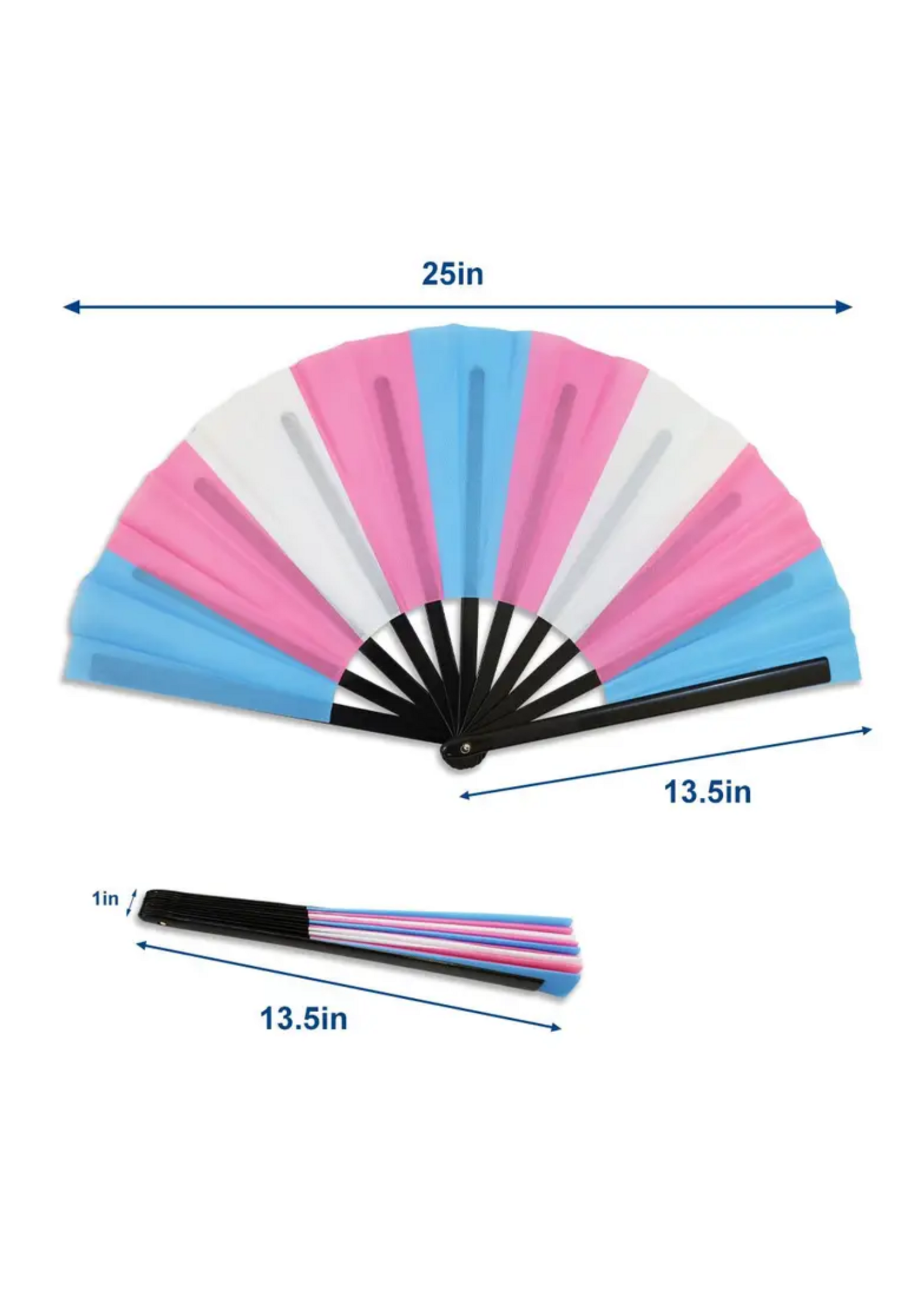 Flags Importer Transgender X-Large Hand Fan