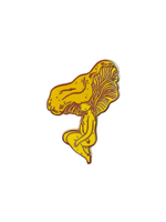 Stasia Burrington Chanterelle Mushroom Girl Enamel Pin