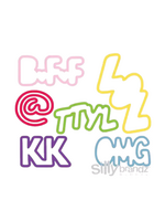 Sillybandz Chat Pack Silly Bandz