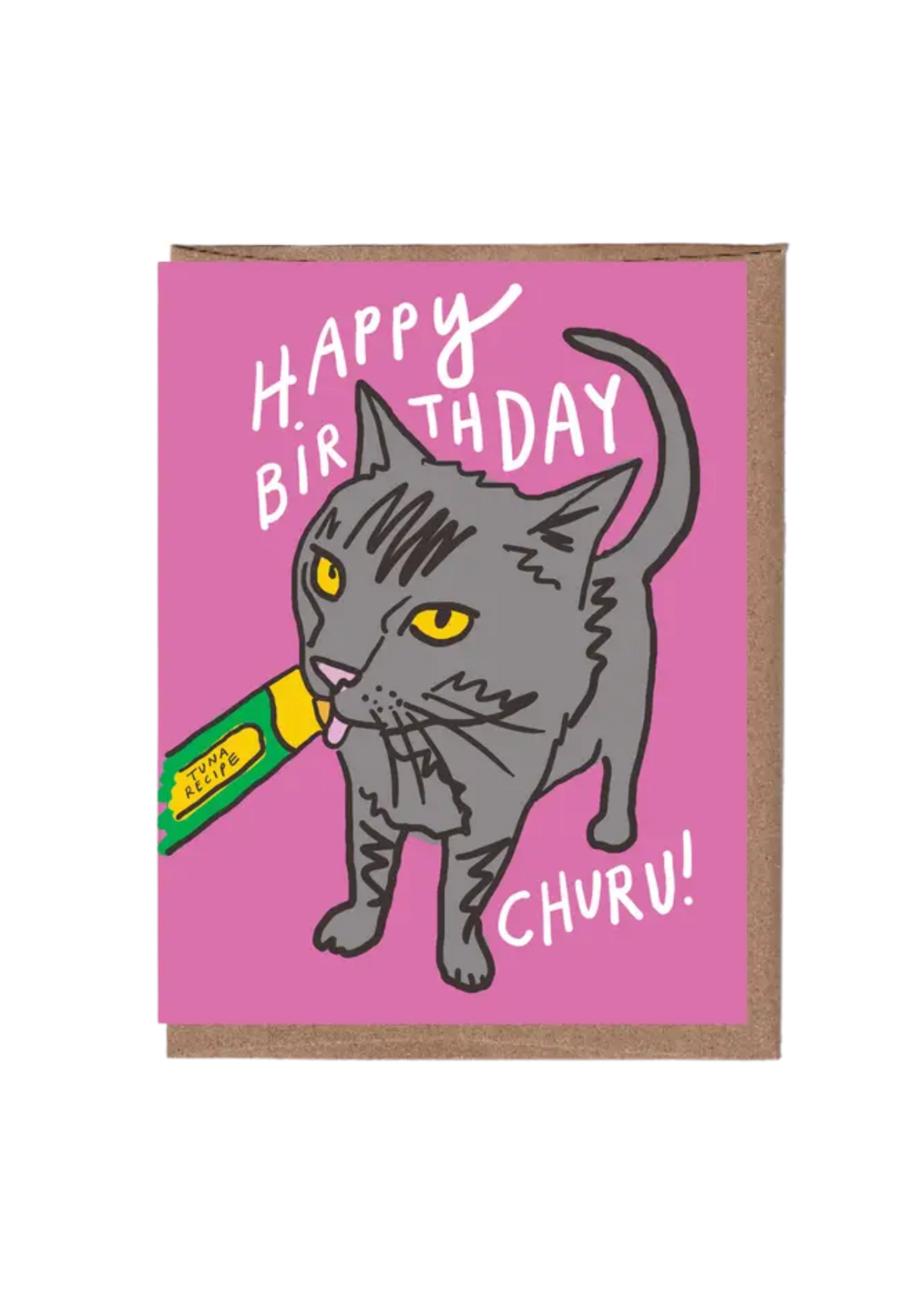 La Familia Green Birthday Card - Churu