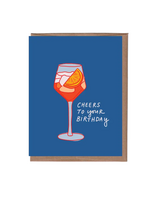 La Familia Green Scratch & Sniff Birthday Card - Aperol Spritz